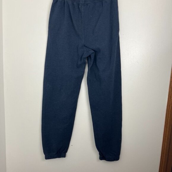 Roots Athletic Cotton Blue Sweatpants FLAW w/ Small 1" hole - Picture 7 of 12